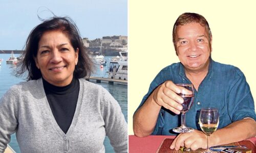 The victims: Manita Khuller and Andrew Drummond lost thousands of pounds from their pension funds